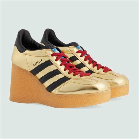 gucci adidas metamorfosi|Adidas x Gucci Wmns Wedge Gazelle 'Black Croc' .